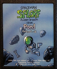 Spaceman Splorf:  Planet of Doom Box Art