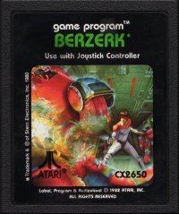 Berzerk (green box) Box Art