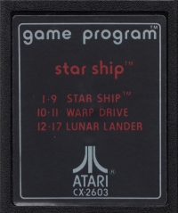 Star Ship (CX 2603 / gatefold box) Box Art