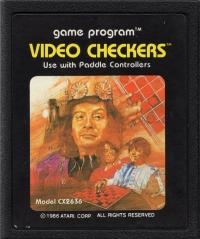 Video Checkers (1986) Box Art