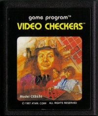 Video Checkers (1987) Box Art