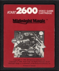 Midnight Magic (1986 / black cartridge title) Box Art