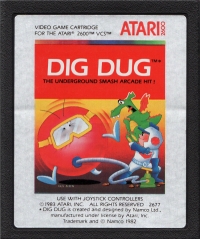 Dig Dug (1983) Box Art