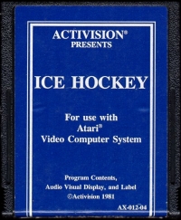 Ice Hockey (Blue label) Box Art