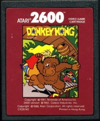 Donkey Kong (burgundy box / 1988) Box Art