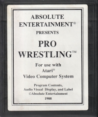 Title Match Pro Wrestling Box Art