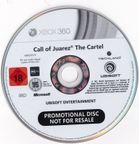 Call of Juarez: The Cartel (Not for Resale) Box Art