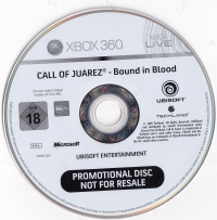 Call of Juarez: Bound in Blood (Not for Resale) Box Art