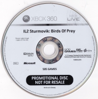 IL-2 Sturmovik: Birds of Prey (Not for Resale) Box Art