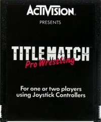 Title Match Pro Wrestling Box Art