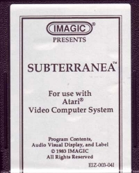 Subterranea (white label) Box Art