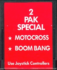 2 Pak Special:  Motocross / Boom Bang Box Art