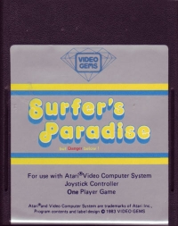 Surfer's Paradise but Danger Below Box Art