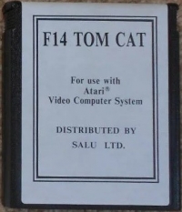 Dan Kitchen's Tomcat: The F-14 Fighter Simulator (Salu cartridge) Box Art