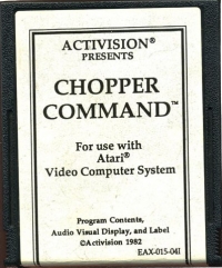 Chopper Command (white label) Box Art