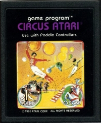 Circus Atari (1986) Box Art