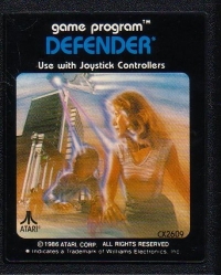 Defender (1986 / Printed in Taiwan) Box Art