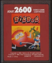 Dig Dug (red box) Box Art