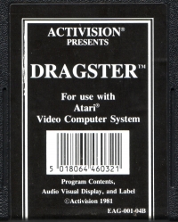 Dragster (black label) Box Art