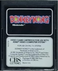 Donkey Kong (IPA 241125) Box Art