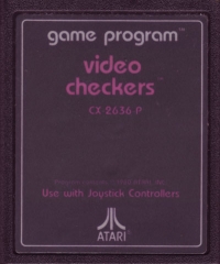 Video Checkers (text label) Box Art