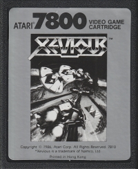 Xevious (1987 / Made in China) Box Art