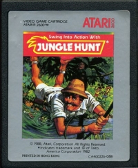 Jungle Hunt (red box / silver cart) Box Art