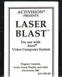 Laser Blast (EAG-008-04I) Box Art