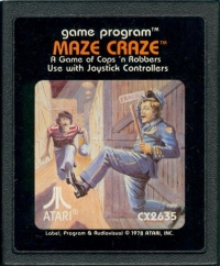 Maze Craze (1978) Box Art