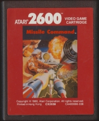 Missile Command (1988) Box Art