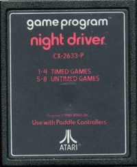 Night Driver (CX 2633) Box Art