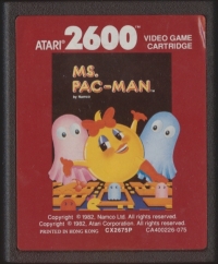 Ms. Pac-Man (red box) Box Art