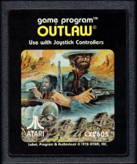 Outlaw (1978 / CX2605 cartridge) Box Art