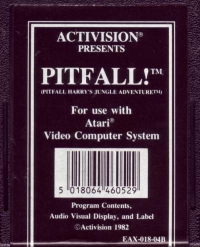 Pitfall! (EAX-018-04B) Box Art