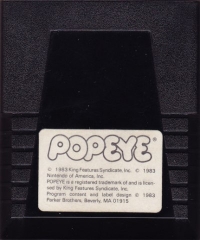 Popeye (text label) Box Art