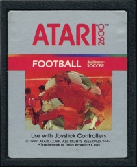 Football RealSports Soccer (1987) Box Art