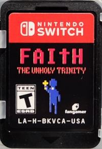 Faith: The Unholy Trinity Box Art