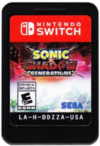 Sonic X Shadow Generations - Day One Edition Box Art