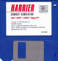 Harrier:  Combat Simulator Box Art