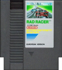 Rad Racer (European Version) [FI][SE] Box Art