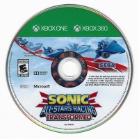 Sonic & All-Stars Racing Transformed (Xbox One / Xbox 360) Box Art