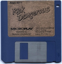 Rick Dangerous Box Art