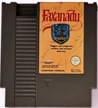 Faxanadu (European Version) Box Art