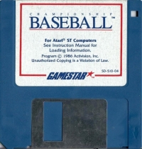 Championship Baseball Box Art