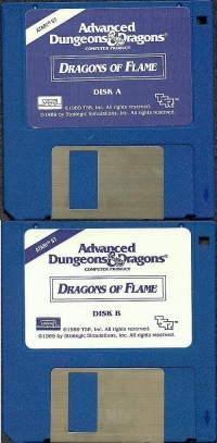 Advanced Dungeons & Dragons: Dragons of Flame Box Art