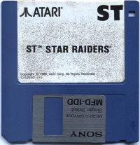 ST Star Raiders:  The Great Galactic Adventure Box Art