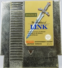 Zelda II: The Adventure of Link (European Version / white circle Seal / NES-AL-EEC) Box Art