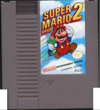 Super Mario Bros. 2 (European Version / white oval Seal) Box Art