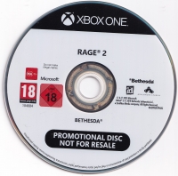 Rage 2 (Not for Resale) Box Art