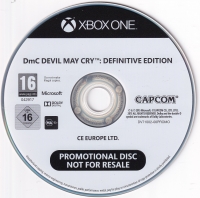 DmC: Devil May Cry: Definitive Edition (Not for Resale) Box Art